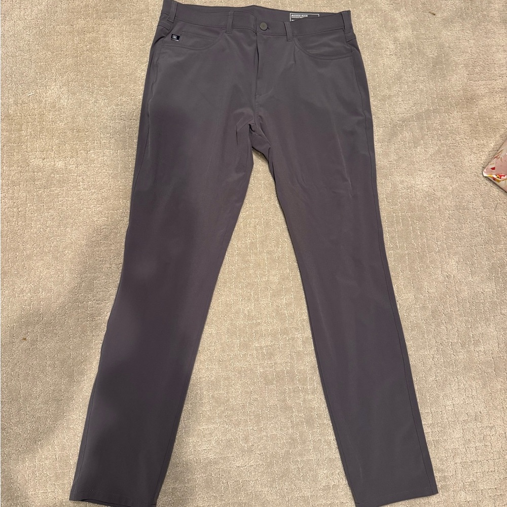 Mizzen+Main Charcoal Slim Pants